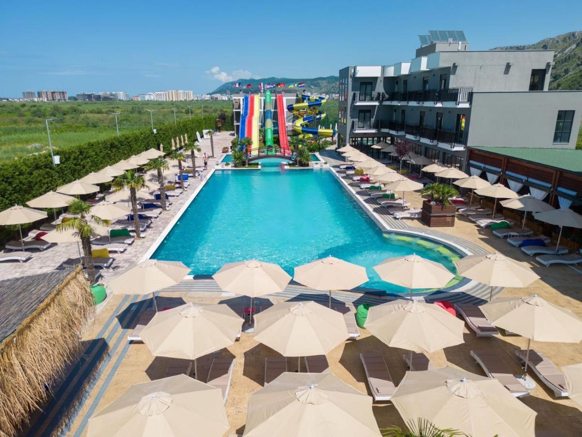 Nuevo Deluxe Hotel Shëngjin Eksteriør billede